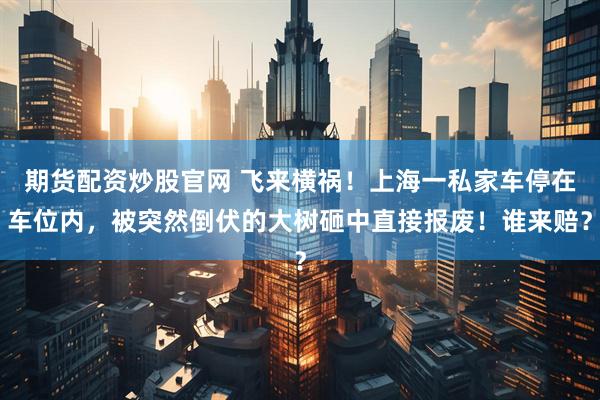 期货配资炒股官网 飞来横祸！上海一私家车停在车位内，被突然倒伏的大树砸中直接报废！谁来赔？